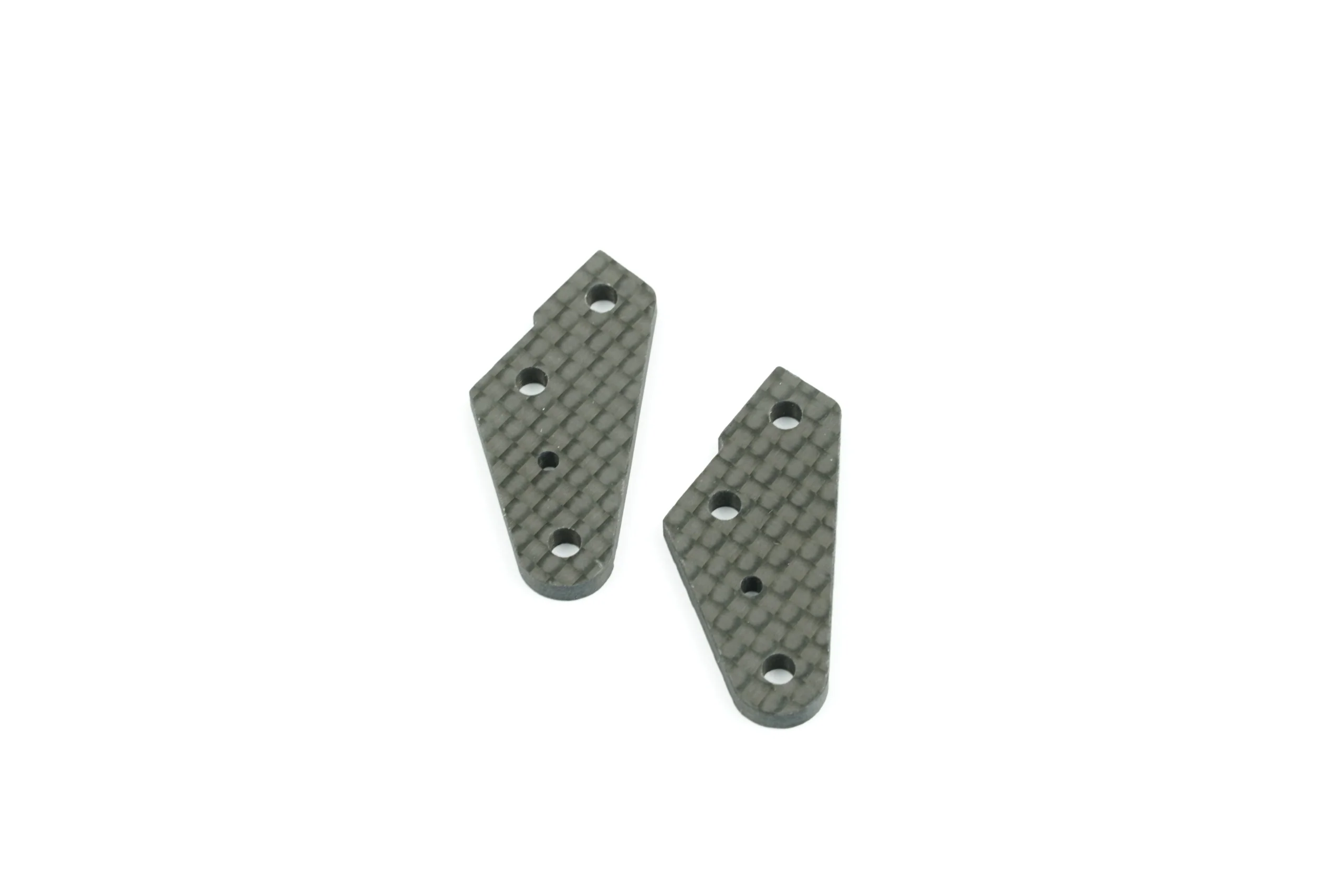 Long Carbon Front Hub Carrier Arm Mounts (+3mm) (OPTIONAL)