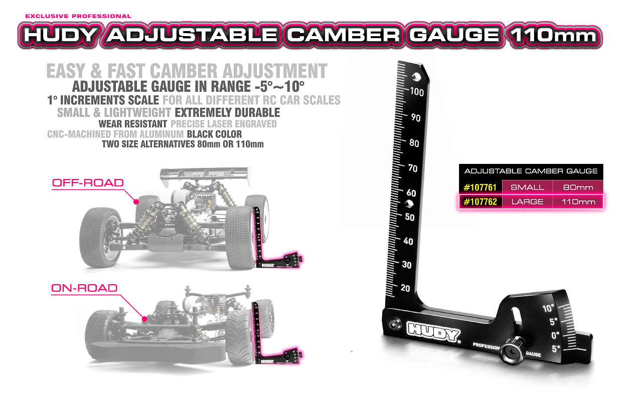 Adjustable Camber Gauge 110mm