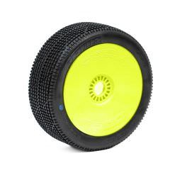 OGO: 1:8 Buggy DANA SOFT V2 Pre-Mounted YELLOW 2PCS