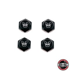 Self-Locking Wheel Nut Black With Cover for 1/8, EBRC